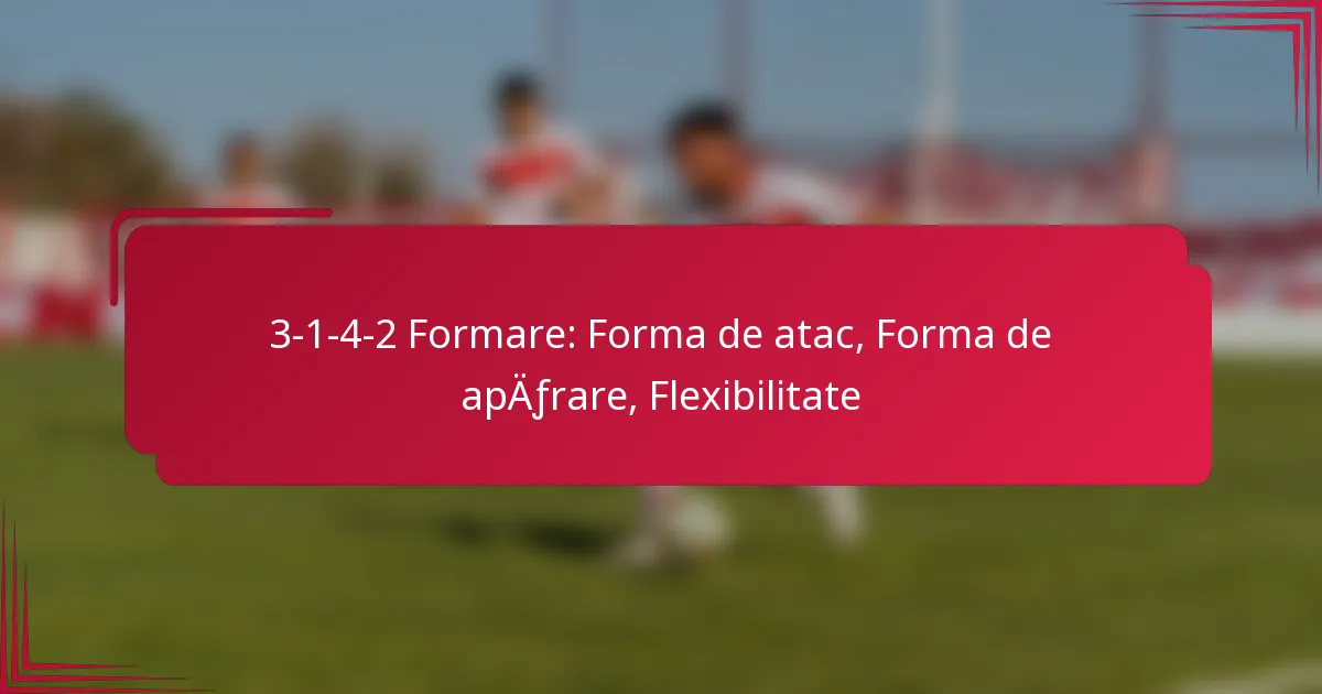 Read more about the article 3-1-4-2 Formare: Forma de atac, Forma de apărare, Flexibilitate