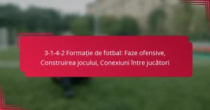 Read more about the article 3-1-4-2 Formație de fotbal: Faze ofensive, Construirea jocului, Conexiuni între jucători