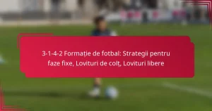 Read more about the article 3-1-4-2 Formație de fotbal: Strategii pentru faze fixe, Lovituri de colț, Lovituri libere
