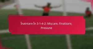 Read more about the article Înaintare În 3-1-4-2: Mișcare, Finalizare, Presiune