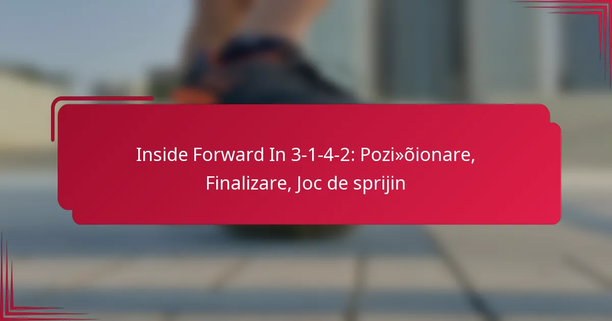 You are currently viewing Inside Forward In 3-1-4-2: Poziționare, Finalizare, Joc de sprijin