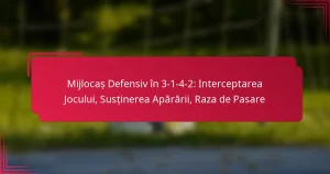 Read more about the article Mijlocaș Defensiv în 3-1-4-2: Interceptarea Jocului, Susținerea Apărării, Raza de Pasare