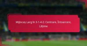 Read more about the article Mijlocaș Larg în 3-1-4-2: Centrare, Întoarcere, Lățime