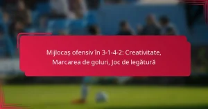 Read more about the article Mijlocaș ofensiv în 3-1-4-2: Creativitate, Marcarea de goluri, Joc de legătură